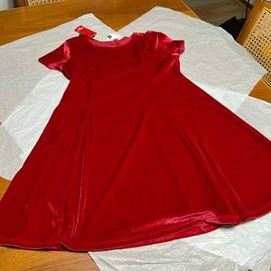 Red Dress Girls XL US 13/14 Forever 21 NWT